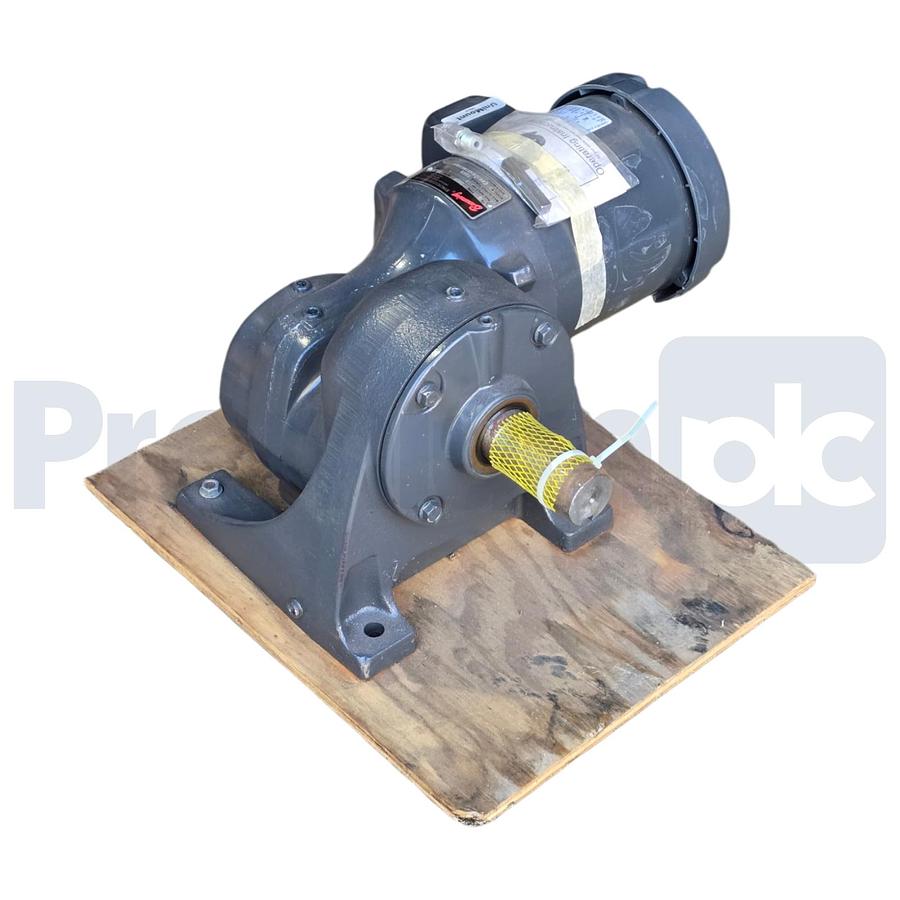 Used Browning E462 Right Angle Gear Reducer 6GWBPF1 85.5 Ratio w/0.75HP Motor E183