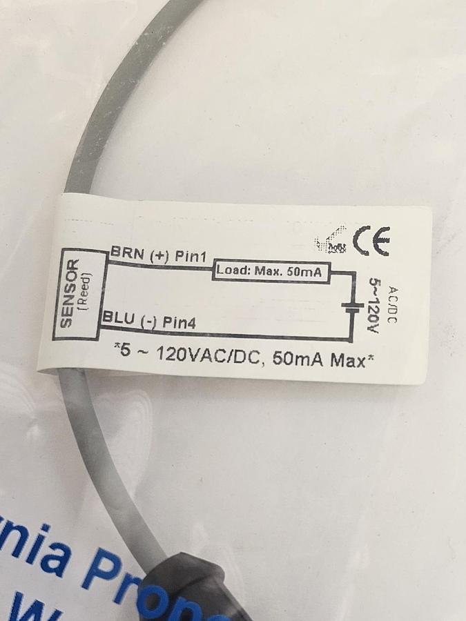 NEW ADSENS TECH. INC. CS30RM123EQD-0.3M MAGNETIC SENSOR 3-PIN CONNECTOR