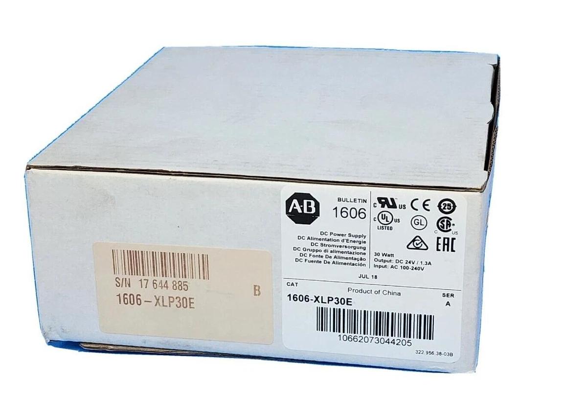 Used NIB ALLEN BRADLEY 1606-XLP30E DC POWER SUPPLY 1606XLP30E SER. A