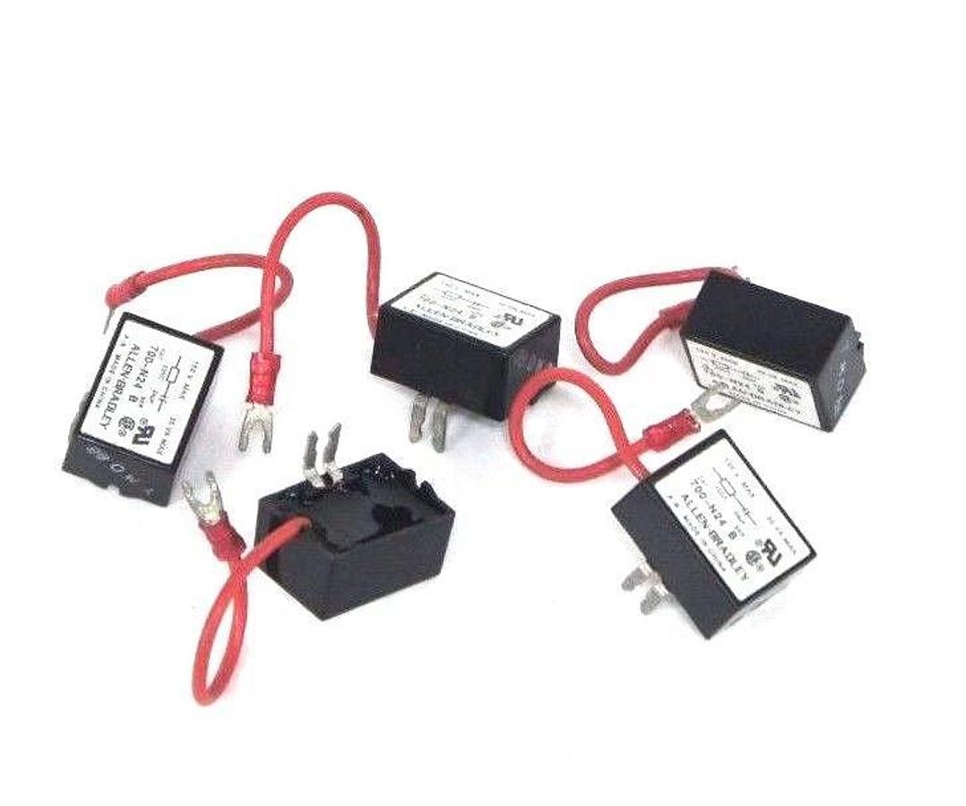 Used LOT OF 5 ALLEN BRADLEY 700-N24 SURGE SUPPRESSORS SER B, 700N24