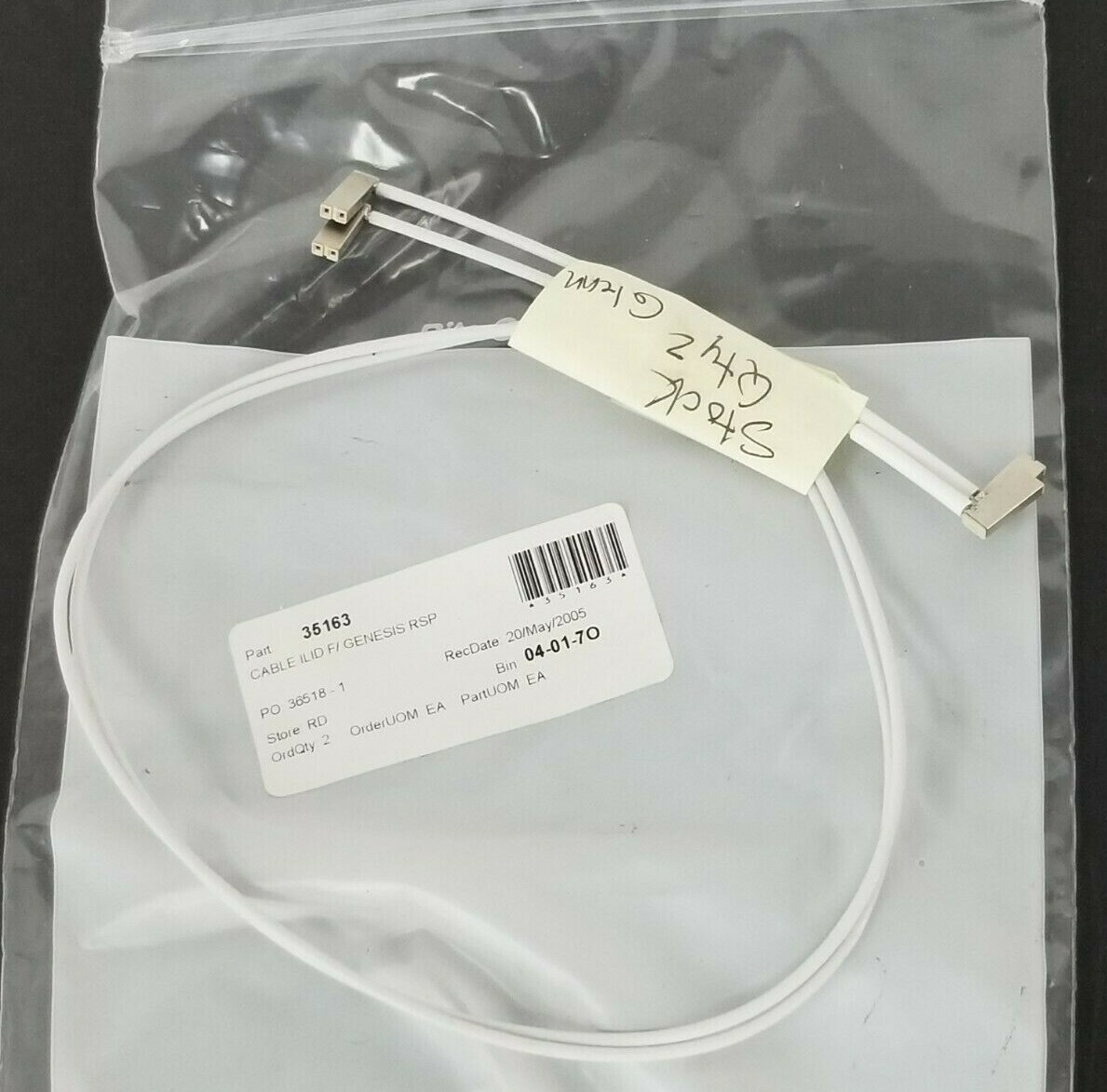 Used LOT OF 2 NEW ILID F/GENESIS RSP CABLES 35163