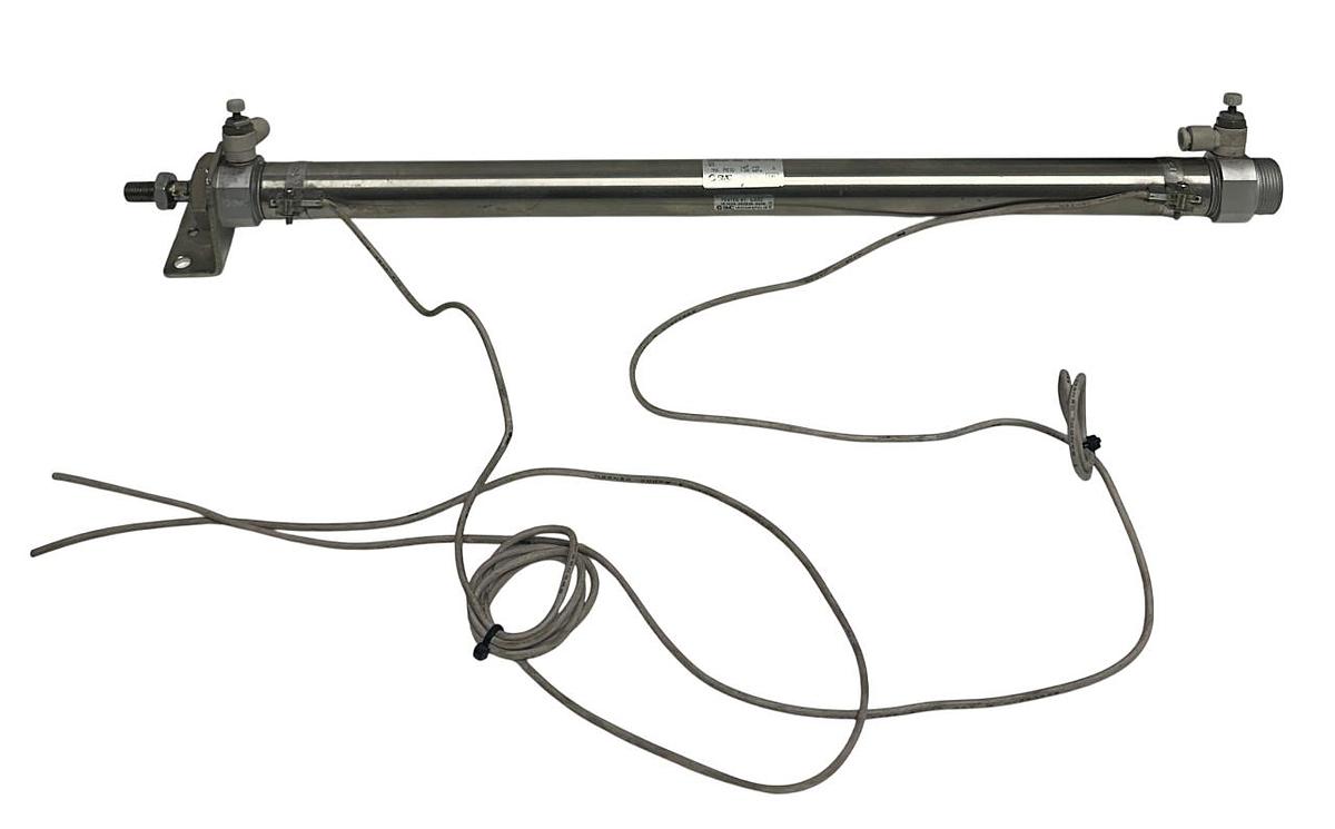 Used SMC CDM2L25-400Z-M9BL-X142 / CDM2L25400ZM9BLX142 PNEUMATIC CYLINDER D-M9B USNP