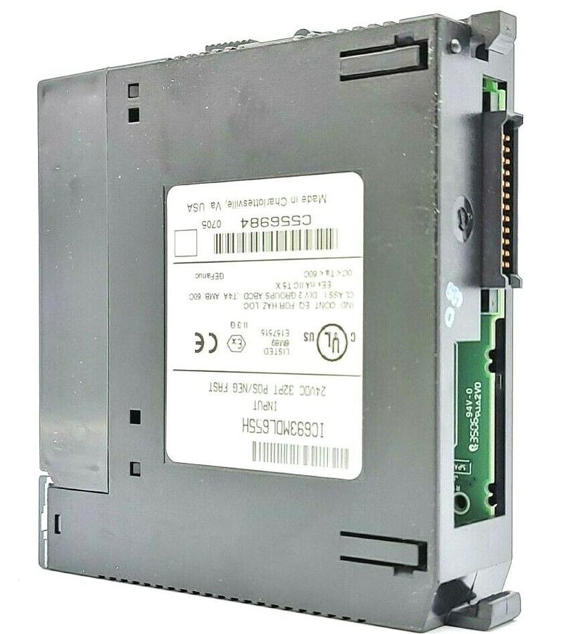 Used GE FANUC IC693MDL655H INPUT 24VDC 32PT POS/NEG FAST INPUT MODULE