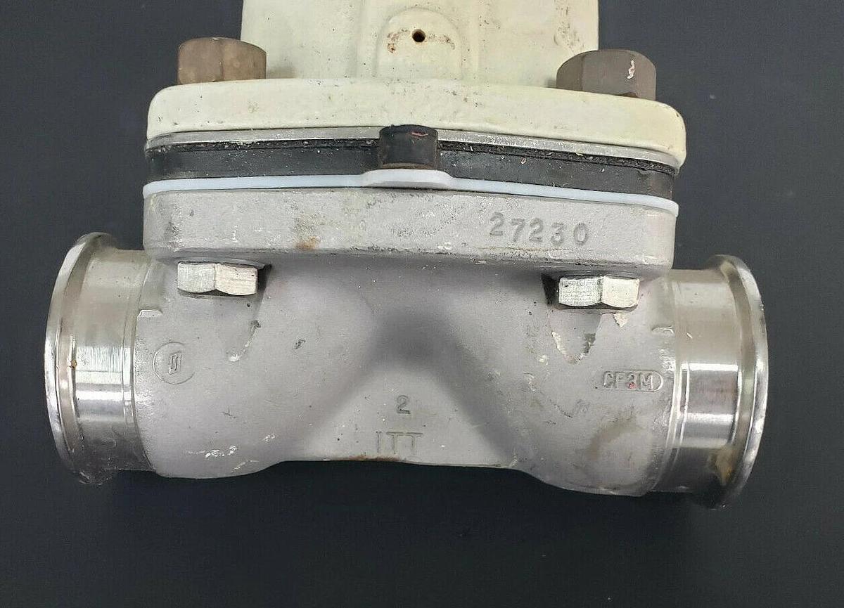 Used ITT GRINNELL 1-1/2"-2" GATE VALVE 303-197-2 670AF W/ 303-1821 2" 27230 DIAPHRAGM