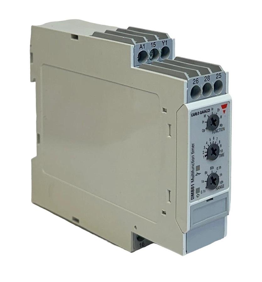 CARLO GAVAZZI DMB01DM24 MULTIFUNCTION TIMER 24-240VAC/DC 50-60Hz 1.5W NSMP