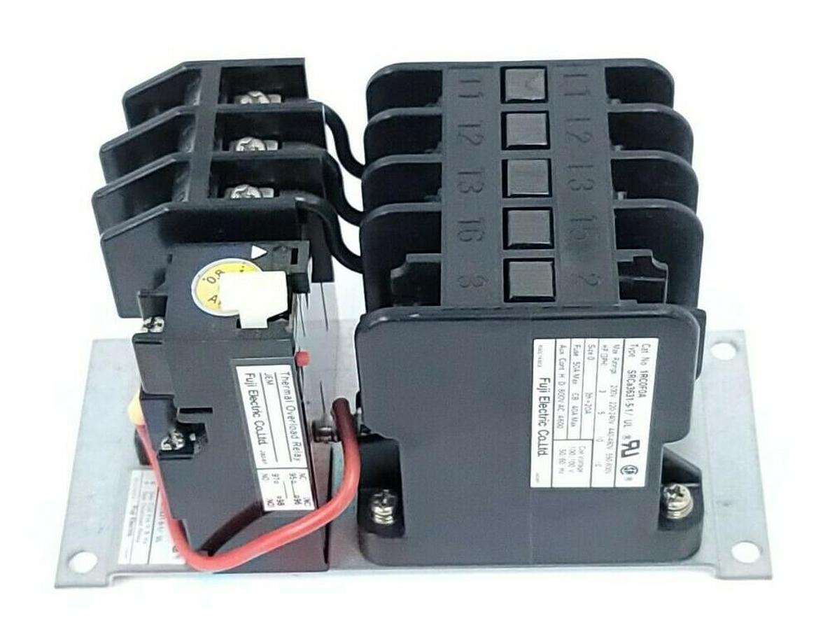 Used NEW FUJI ELECTRIC 1RC0F0A CONTACTOR 1RC0F0ASRCA3631-5-1 W/ 1NR0FG, TR-1SN/UL