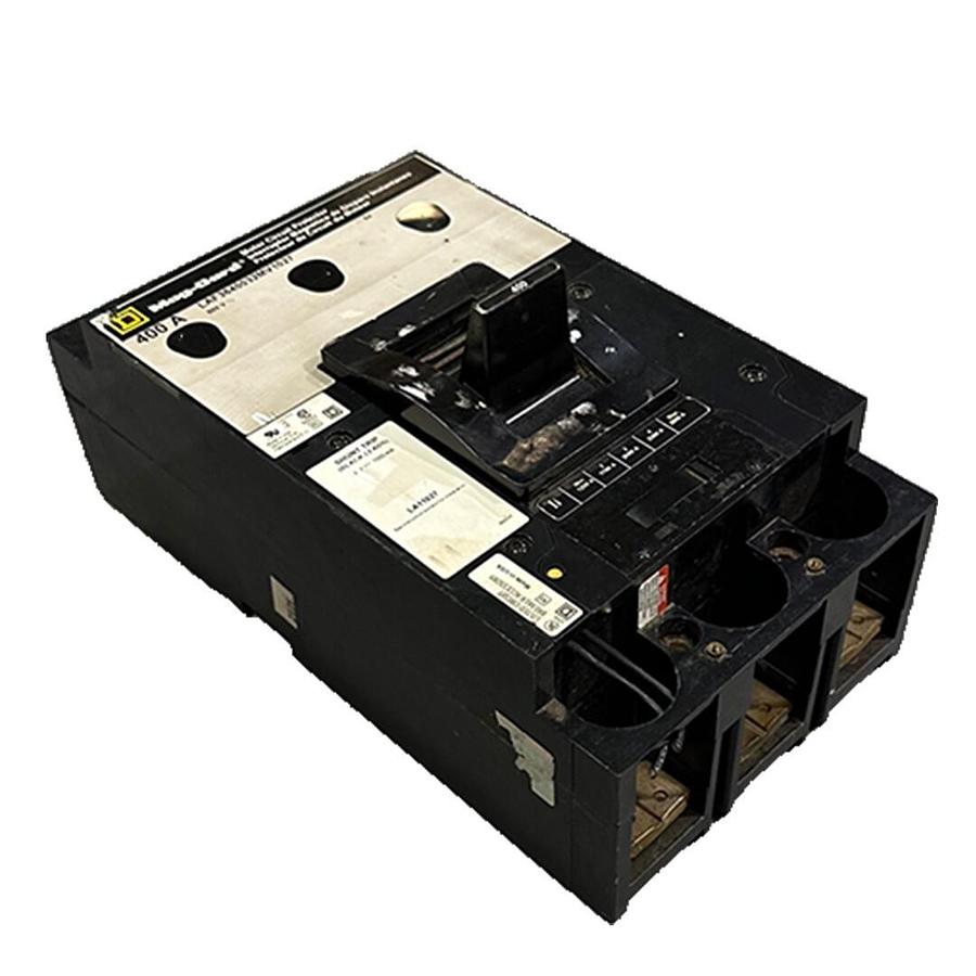 Used SQUARE D LAF3640032MV1027 MAG-GARD CIRCUIT BREAKER 400A 600V 3P LA11027