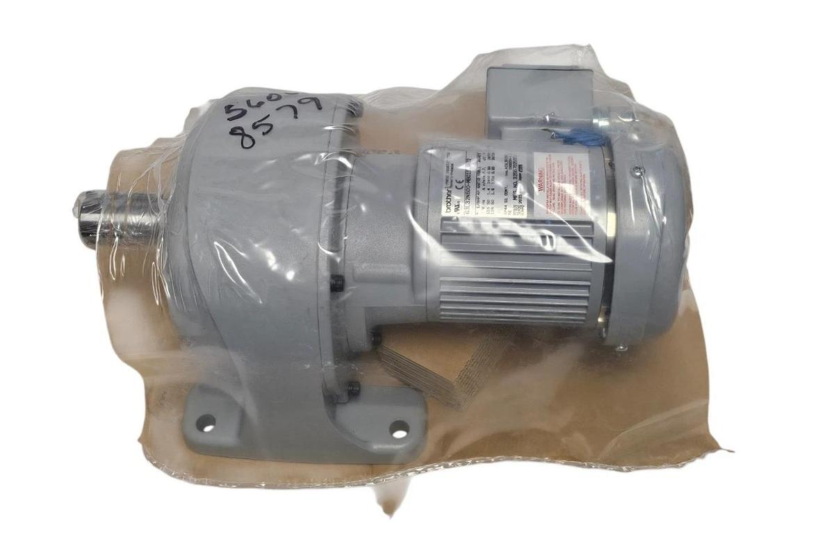 GTR / Brother G3L32N600-MB01SLVAB2 Electric Brake Gearmotor 600:1 1/8HP, 1 Phase