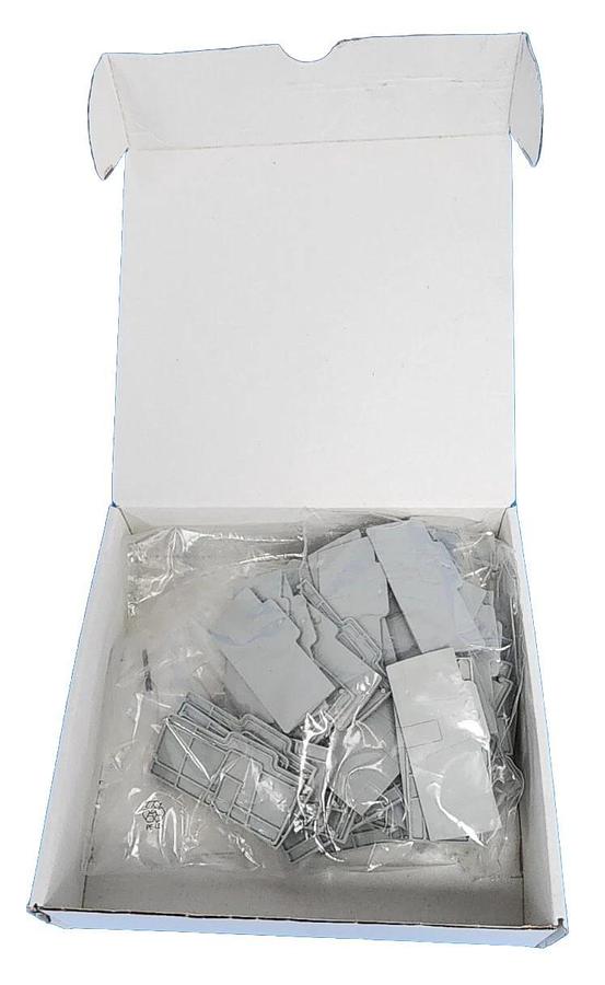 BOX OF 46 NEW ALLEN BRADLEY 1492-EBP6T END BARRIERS SER. A