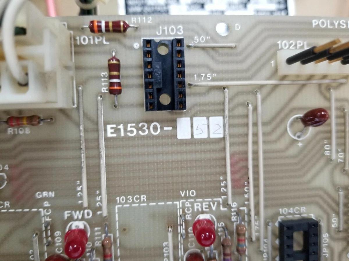 Used POLYSPEDE RSC-300 ADJ. SPEED DRIVE OPTION: S21, J2 INPUT: 230V, E1530-052