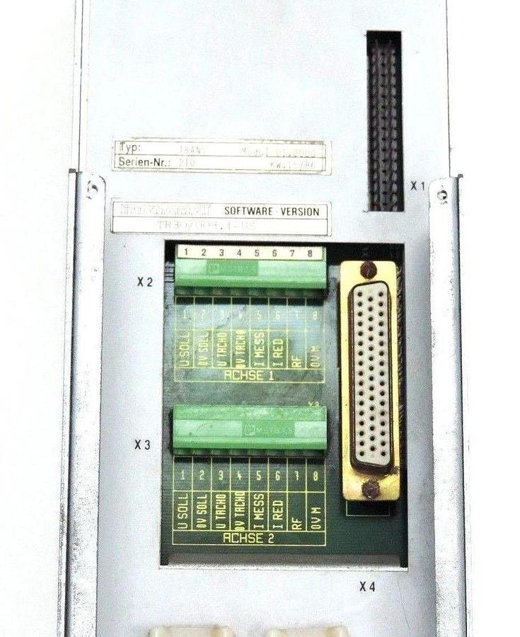 Used INDRAMAT TRANS 01 MODUL TRANS-01.0000 DRIVE SOFTWARE VERSION TR30/003.1-US