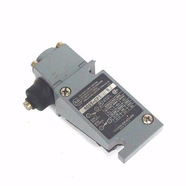 Used ALLEN BRADLEY 802T-CP1 LIMIT SWITCH SER H  W/ 40146-017-63 HEAD