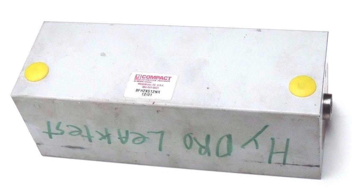 Used COMPACT AUTOMATION PRODUCTS BFH2X512NR CYLINDER