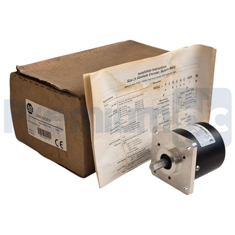 Allen-Bradley 845G-F3G8LC1024A /B Single-Turn Absolute Encoder Size 25 8–24VDC