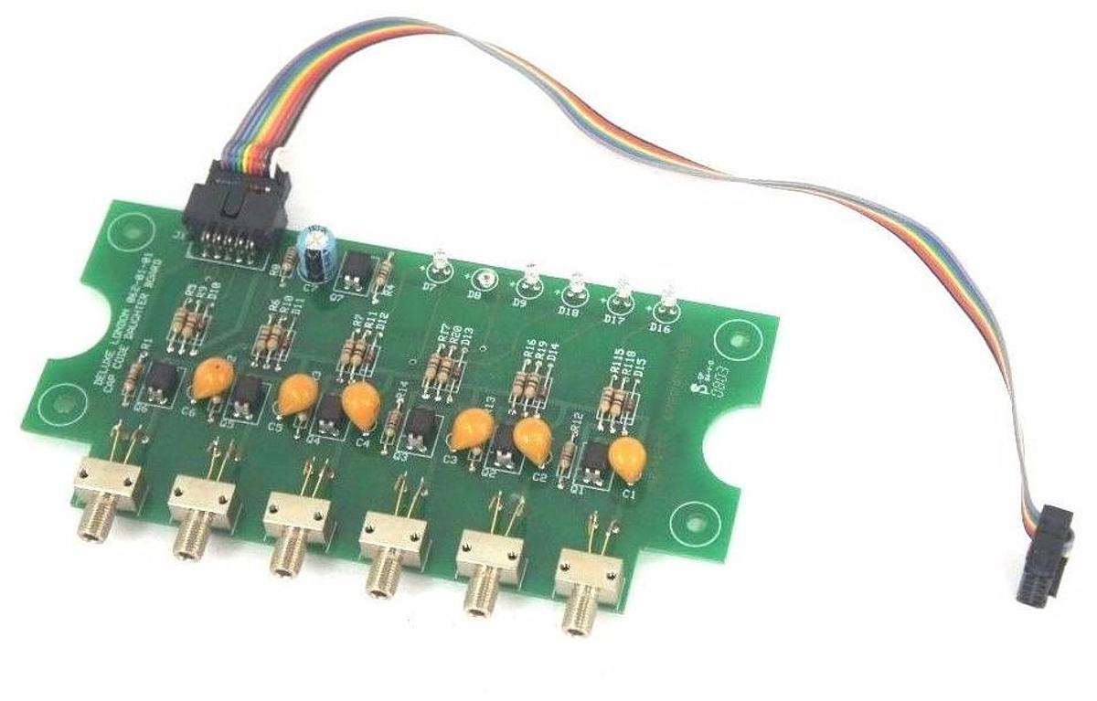 Used NEW DELUXE LONDON 062-01-01 CAP CODE DAUGHTER BOARD 0620101 W/ RIBBON CABLE