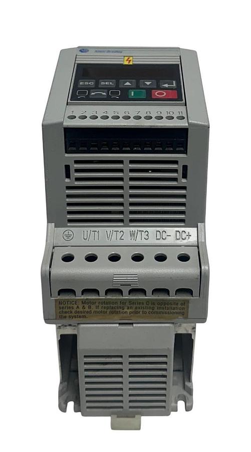 Used ALLEN BRADLEY 160-BA03NSF1P1 /C VARIABLE SPEED DRIVE SSC SERIES .75kW/1HP USNP
