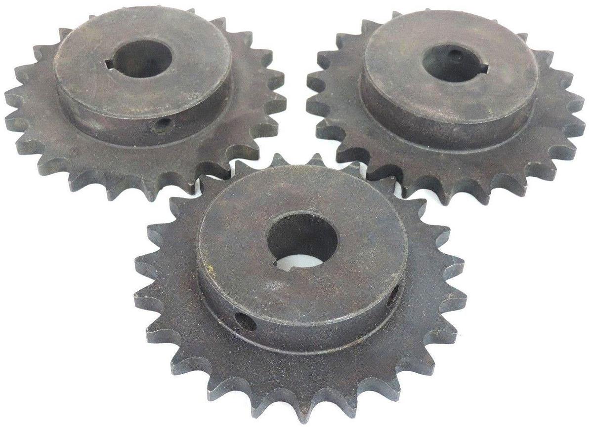 Used LOT OF 3 MARTIN 50BS23-1 SPROCKET 1" BORE 23 TEETH  50BS231