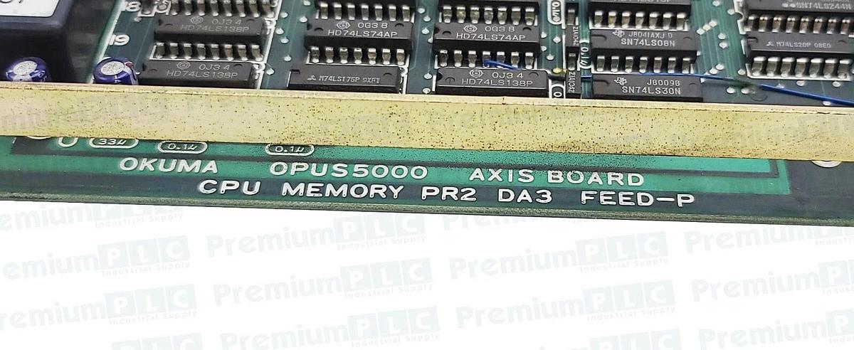 Used OKUMA OPUS5000 E4809-045-039 AXIS BOARD CPU MEMORY W/ E4809-045-040 AXIS CARD