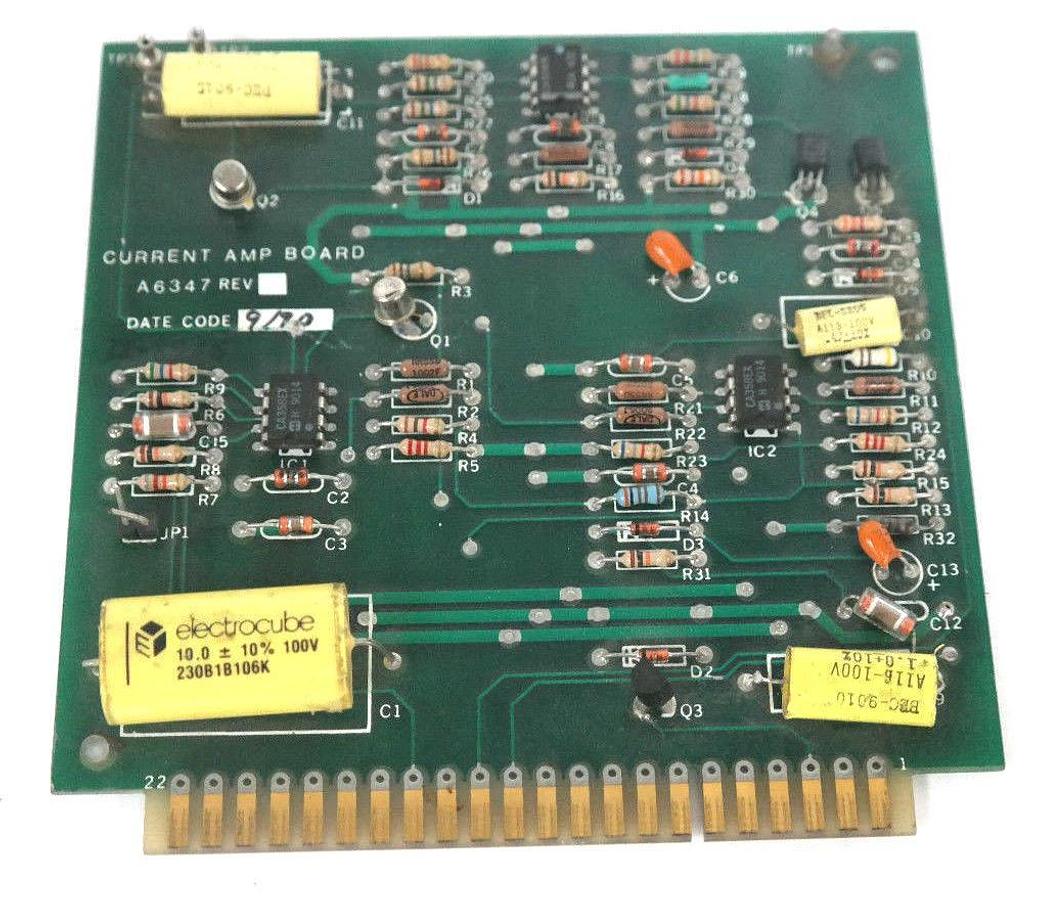 Used CONTRAVES PC0784-01 CURRENT AMP BOARD A6347 REV. E