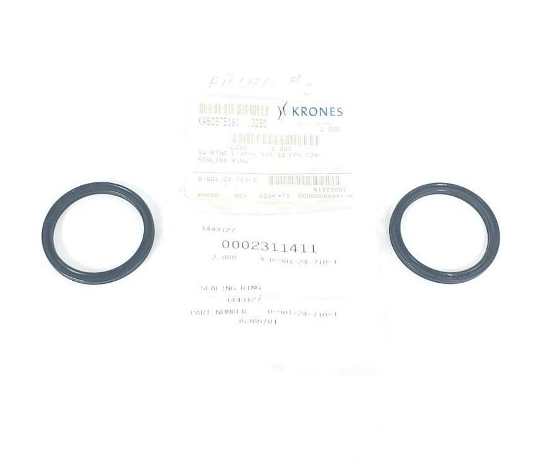 LOT OF 2 NEW KRONES 0-901-24-718-1 SEALING RINGS 0901247181