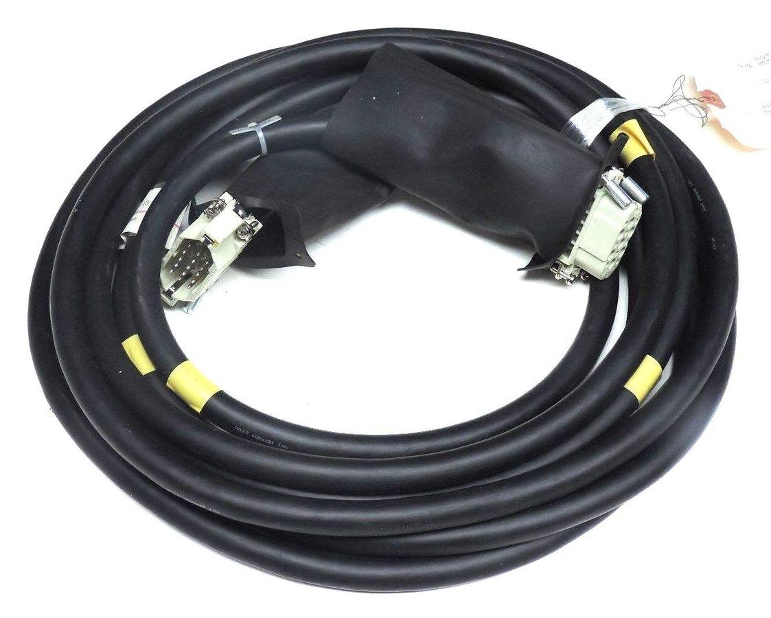 Used NEW FANUC A660-8013-T923#L SERVO CABLE 5870MM W/ 2 NIB HARTING HOUSINGS