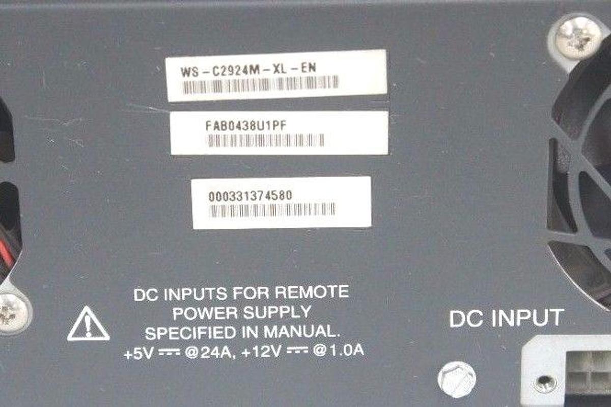 Used CISCO SYSTEMS WS-C2924M-XL-EN LAN SWITCH CATALYST 2900 SERIES XL WSC2924MXLEN