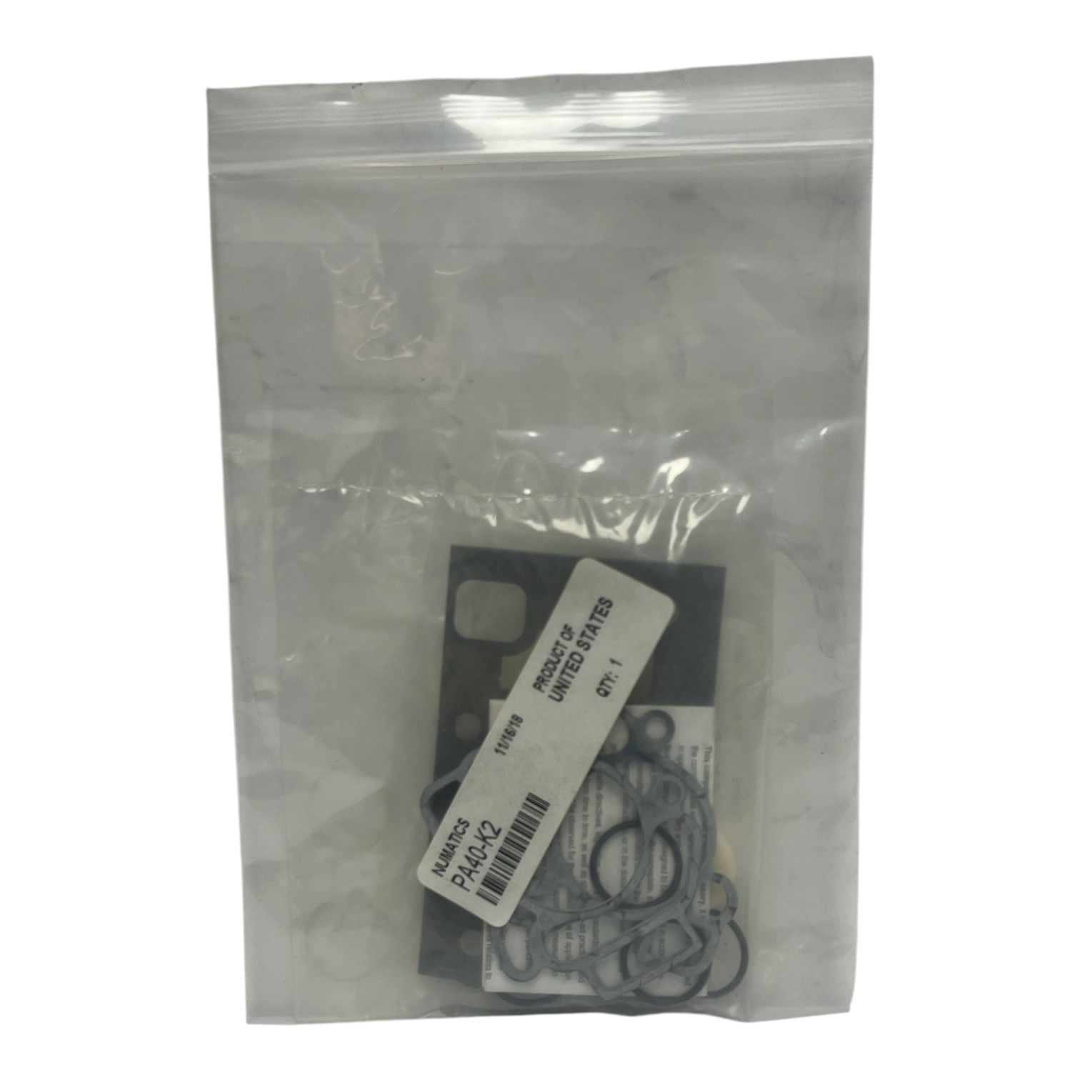 Numatics PA40-K2 Valve Service Seal Kit PA40 Series New Factory Sealed