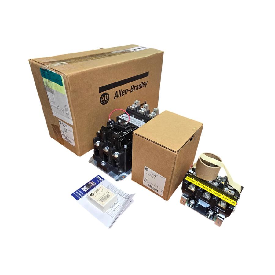 Used ALLEN BRADLEY 509-DOD SER 1 NEMA SIZE 3 STARTER 120V 500F-DOD930 W/592-EUTD NSMP