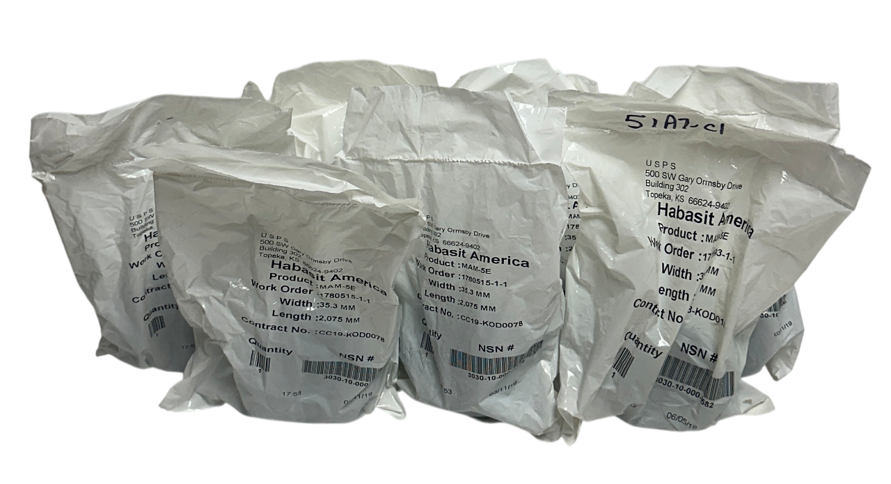 7 HABASIT AMERICA MAM-5E / MAM5E CONVEYOR BELTS W: 35.3mm L: 2,075mm OEM NSFS