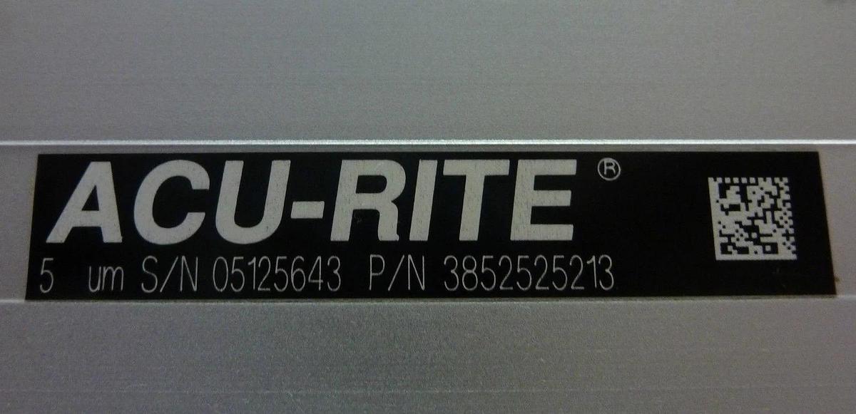 Used ACU-RITE ENC150 38-52-52-5213 LINEAR ENCODER 3852525213 MISSING READING HEAD LNC