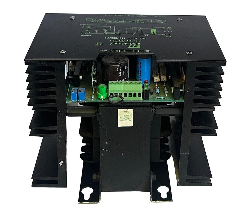 Used MURRELEKTRONIK 85 521 / NLS 300-110/220/24 POWER SUPPLY 110/240VAC 50/60Hz 85521