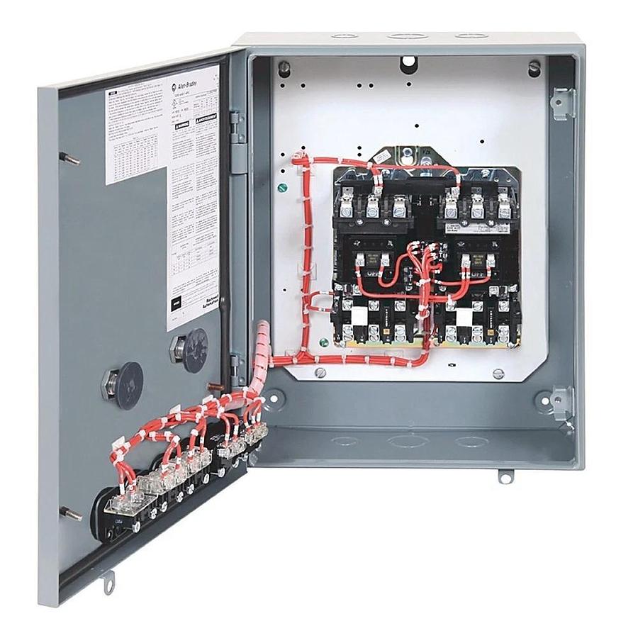 ALLEN BRADLEY 520E-BJB-3-6P /C 2-SPEED SEP WINDING STARTER, SIZE-1, 30 A NSMP