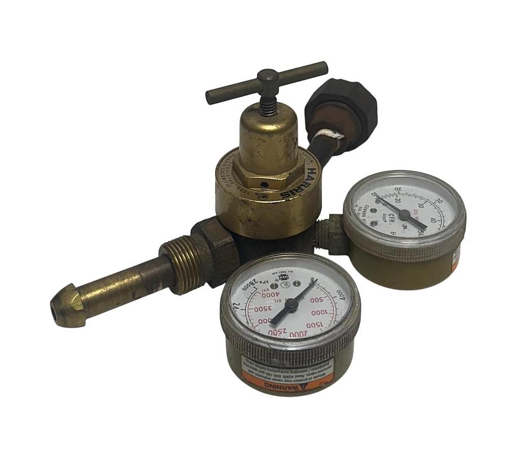 Used HARRIS 301-AR/CD60 / 301ARCD60 COMPRESSED GAS REGULATOR 650L OEM USNP