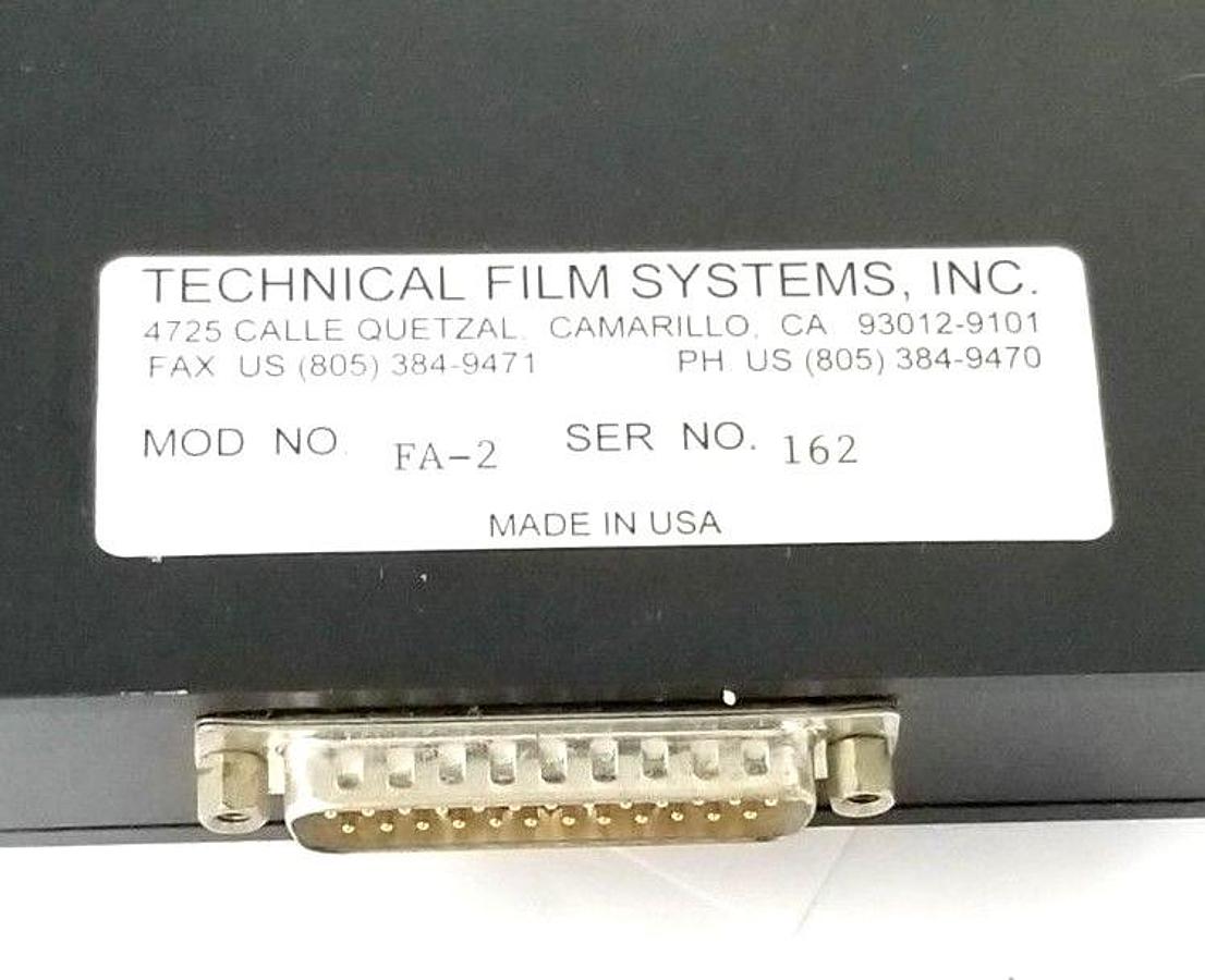 Used TECHNICAL FILM SYSTEMS INC. FA-2 FADER MODULE FA2 REPAIRED