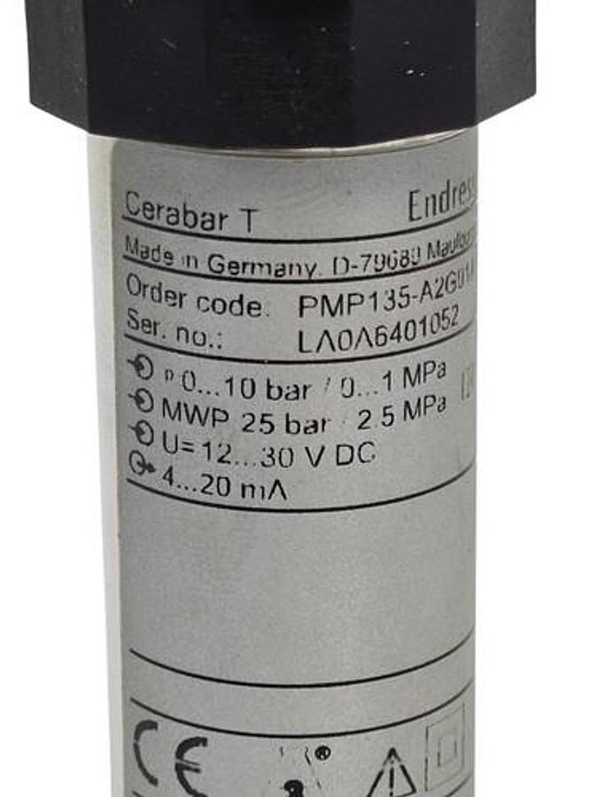 Used NIB ENDRESS + HAUSER CERABAR T PMP135-A2G01A1S PRESSURE TRANSDUCER
