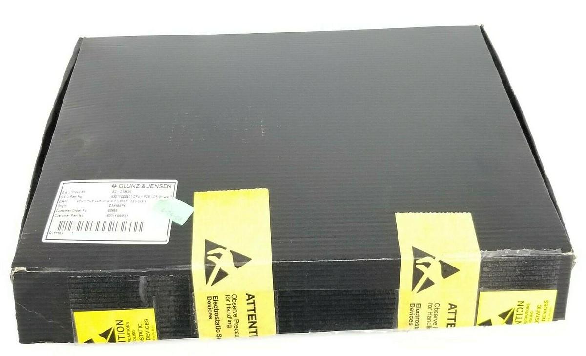 Refurbished GLUNZ & JENSEN 6301Y-000501 CPU-PCB LCB 01 W/O E-prom 083-06052 (REPAIRED)