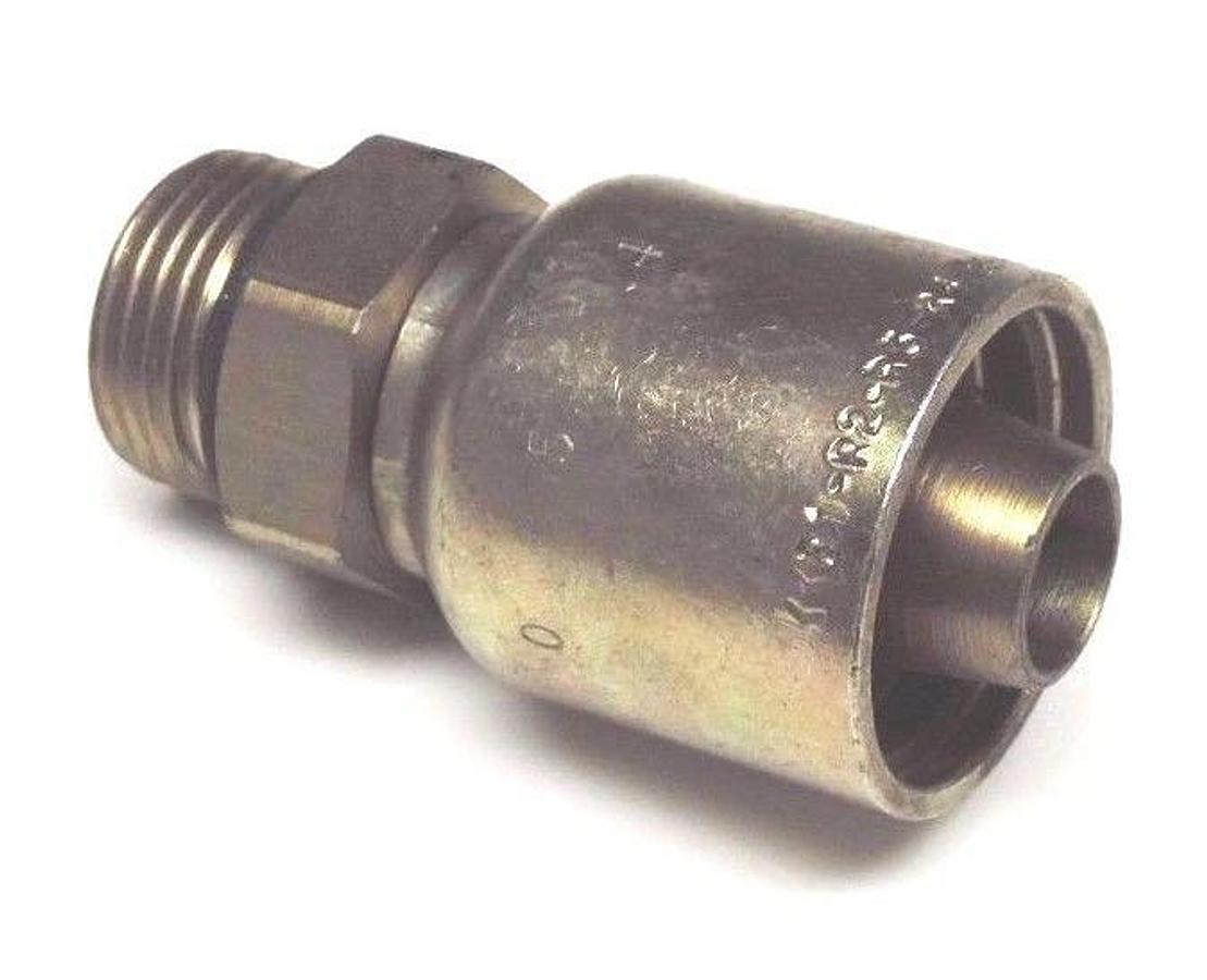 LOT OF 23 NEW PARKER 3/4" MALE X 1-1/2" FEMALE HOSE CRIMP FITTINGS