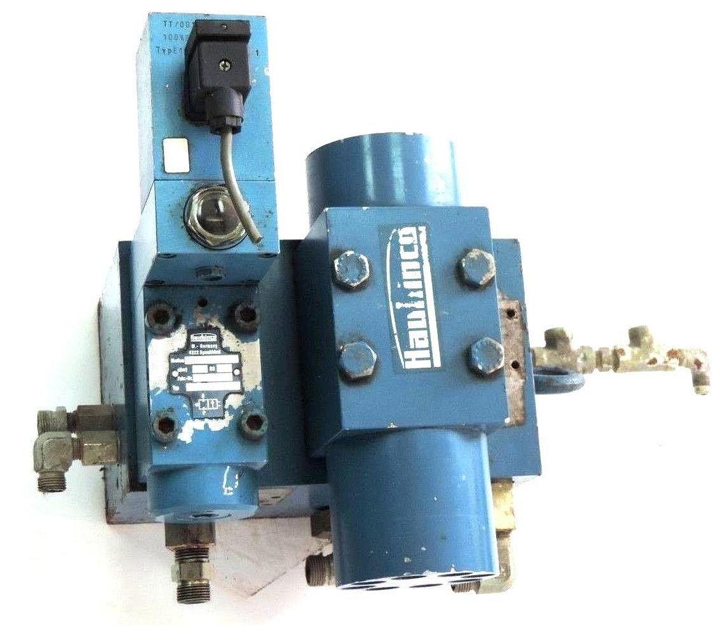 Used HAUHINCO 6249302 HYDRAULIC PUMP W/ HAUHINCO 6134653, S10P2310 VALVES