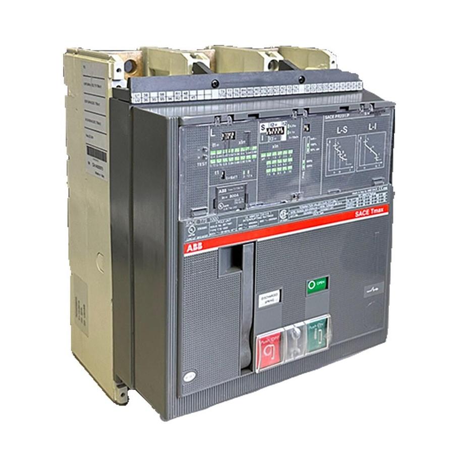 Used ABB SACE T7S 1000 Tmax CIRCUIT BREAKER 4-POLE 1SDA064776R1 W/ SACE PR231/P 800A