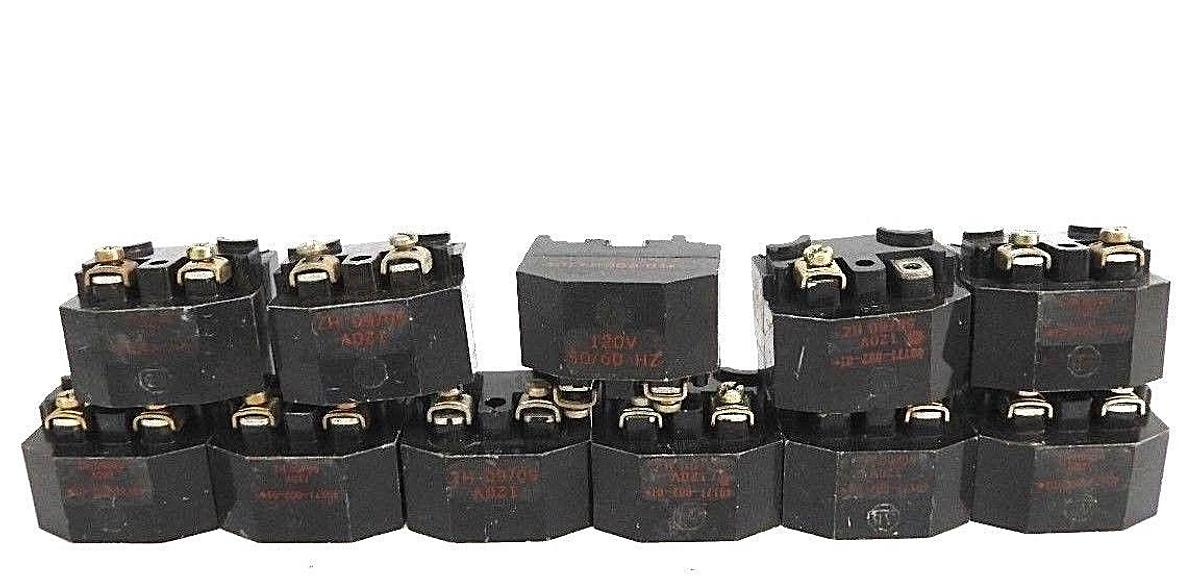 Used LOT OF 11 ALLEN BRADLEY 40171-002-01 TRANSFORMER MODULES FOR PILOT LIGHT 120V