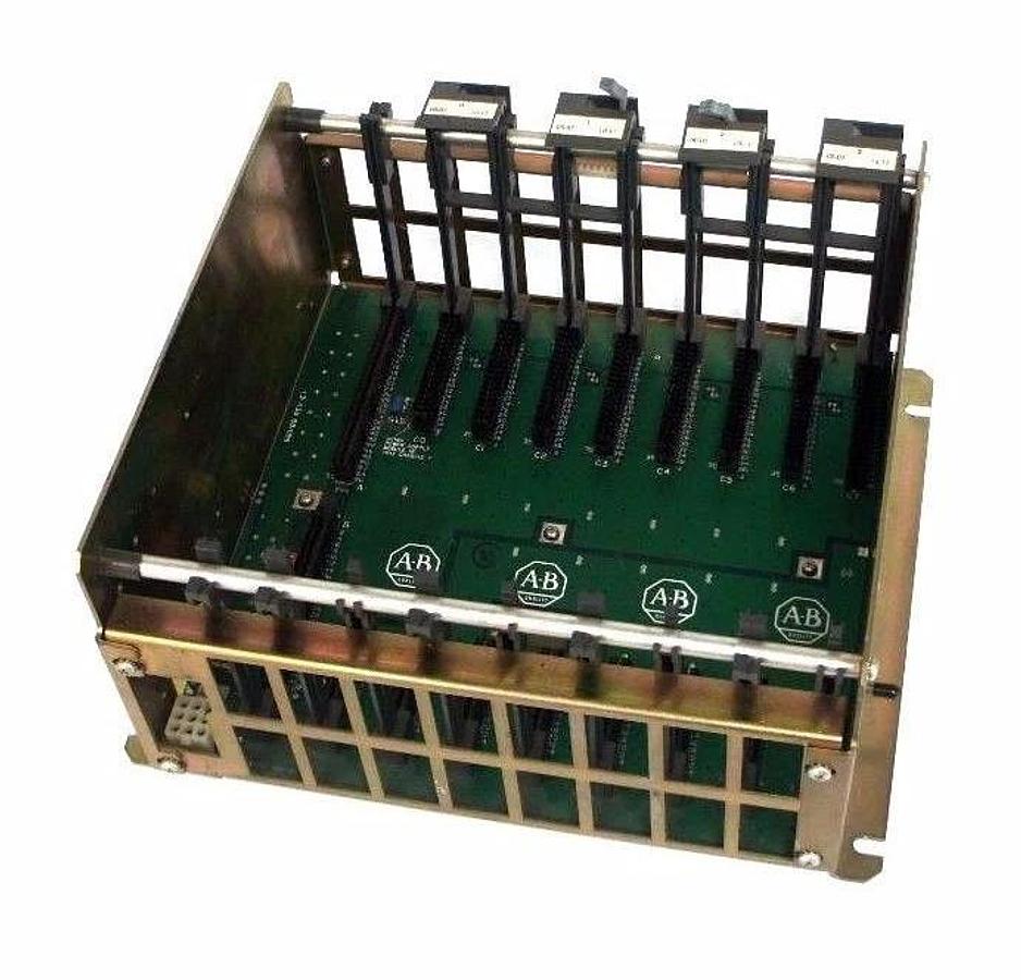 Used ALLEN BRADLEY 1771-A2B I/O CHASSIS 8 SLOT 960188-01FT10