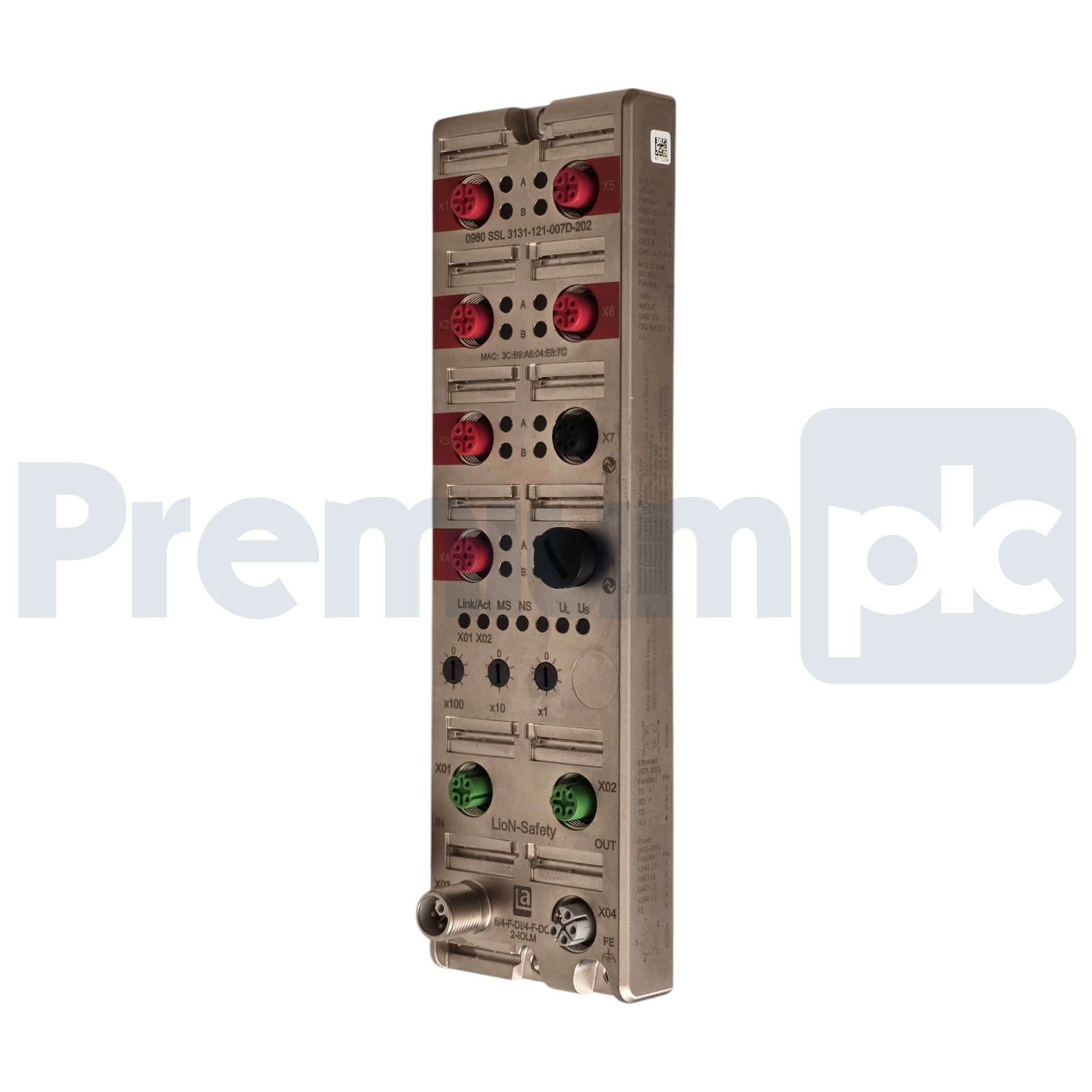 Used Lumberg 0980 SSL 3131-121-007D-202 EtherNet/IP | CIP Safety I/O Module 935023001