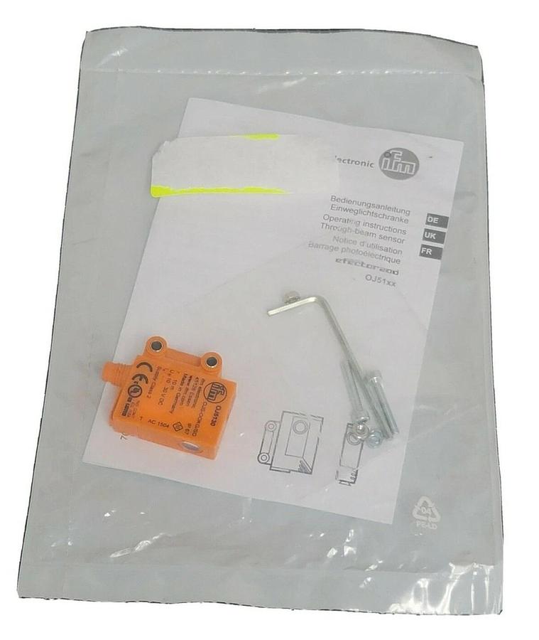 Used NEW IFM EFECTOR OJS-OOKG/SO/AS THROUGH-BEAM SENSOR TRANSMITTER OJ5130