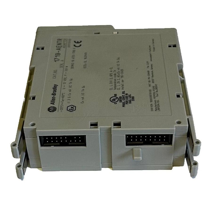 Used ALLEN BRADLEY 1719-AENTR /A EX I/O INTRINSICAL EtherNet/IP ADAPTER 1719AENTR *