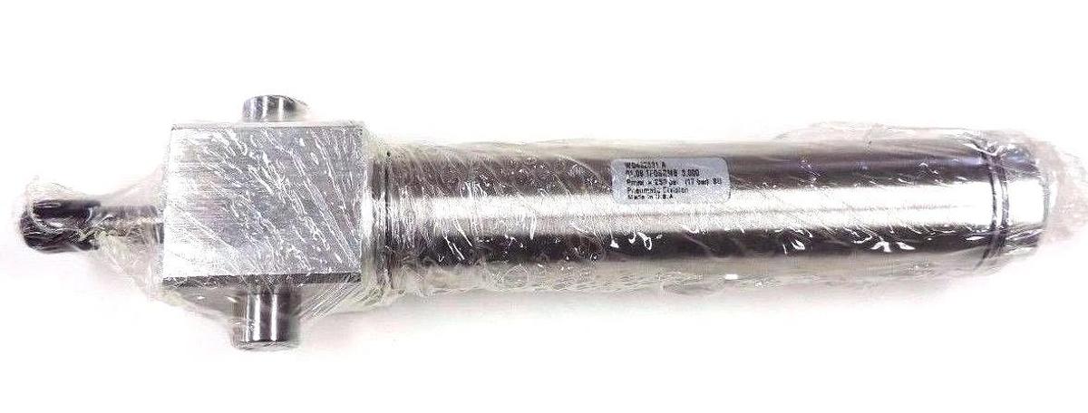 Used NEW PARKER WD432631 A PNEUMATIC CYLINDER 01.06 TFDSRMB 3.000 PMAX = 250 PSI