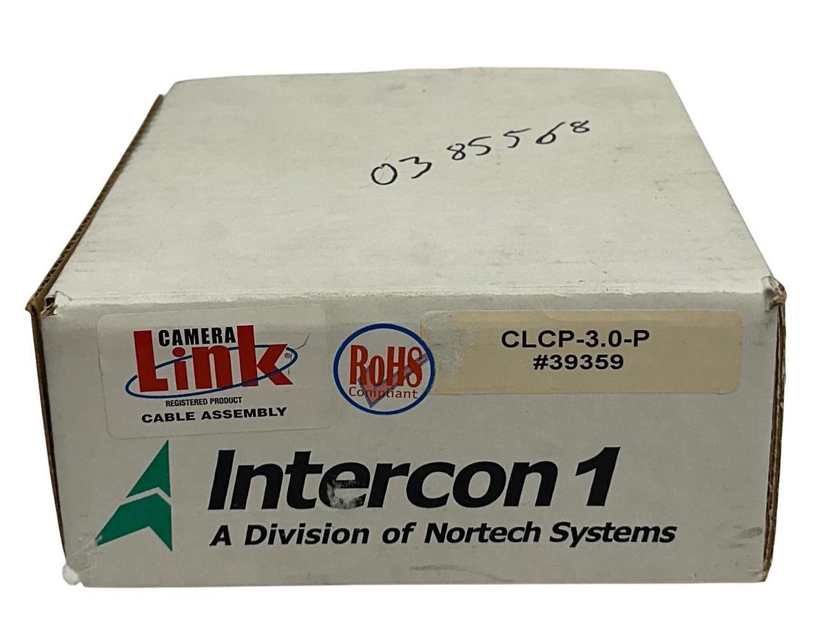Used INTERCON 1 NORTECH CLCP-3.0-P / CLCP30P OEM LINK CABLE ASSEMBLY 10FT NSFS