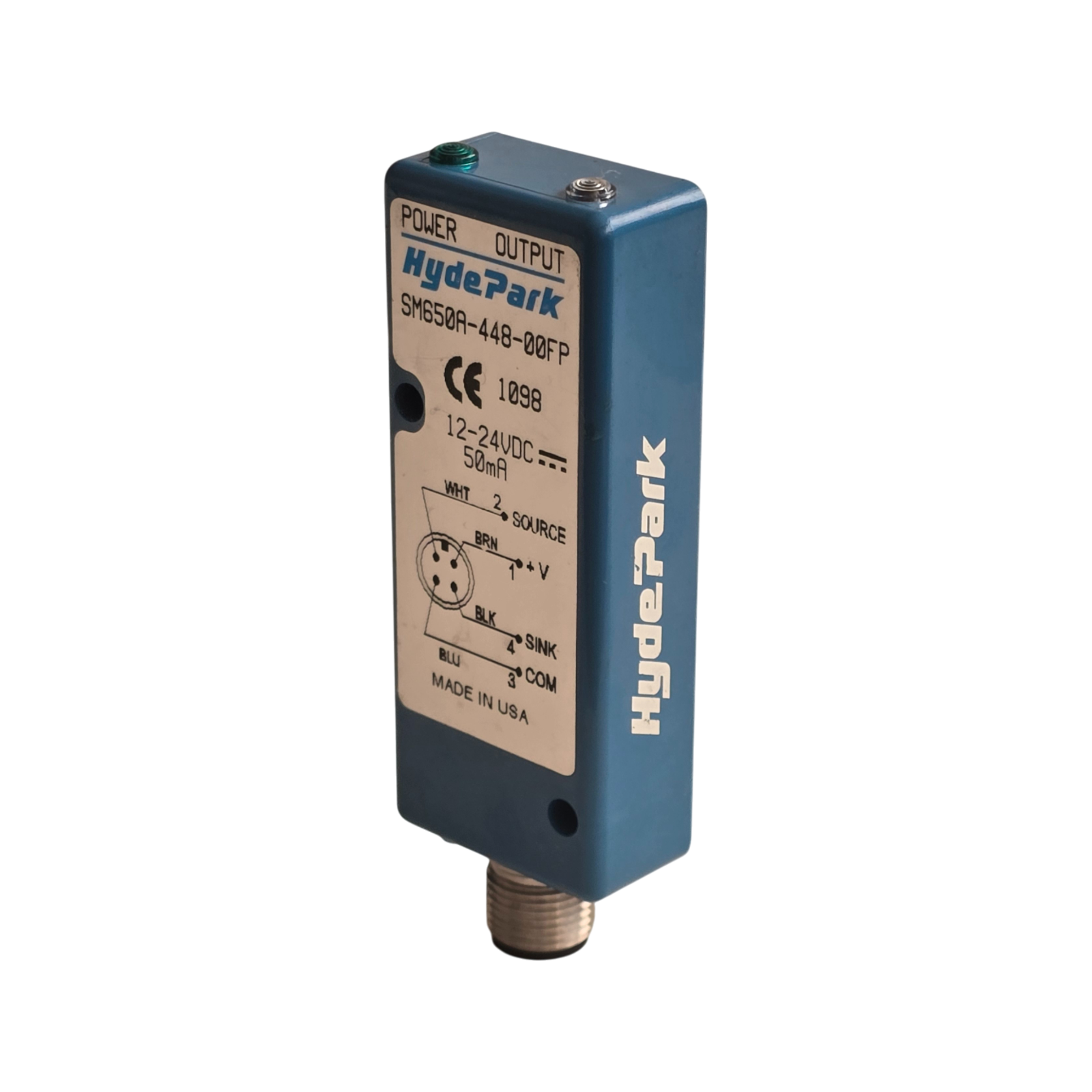 Used HYDE PARK SENSORS SM650A-448-00FP SUPERPROX PROXIMITY SENSOR SM650A44800FP NSNP