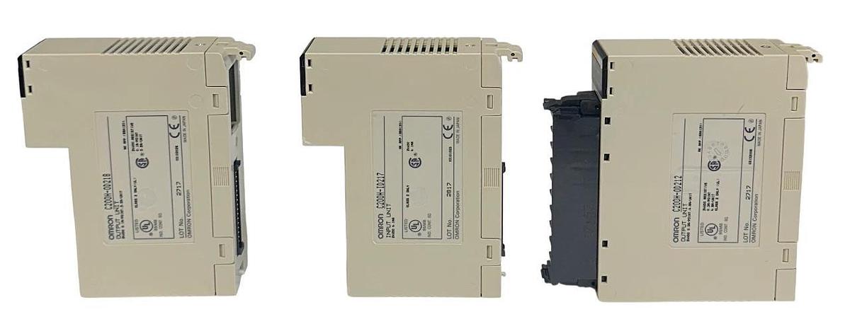 Used 3 OMRON SYSMAC C200H-OD212 / C200H-ID217 / C200H-OD218 INPUT/OUTPUT MODULES USNP