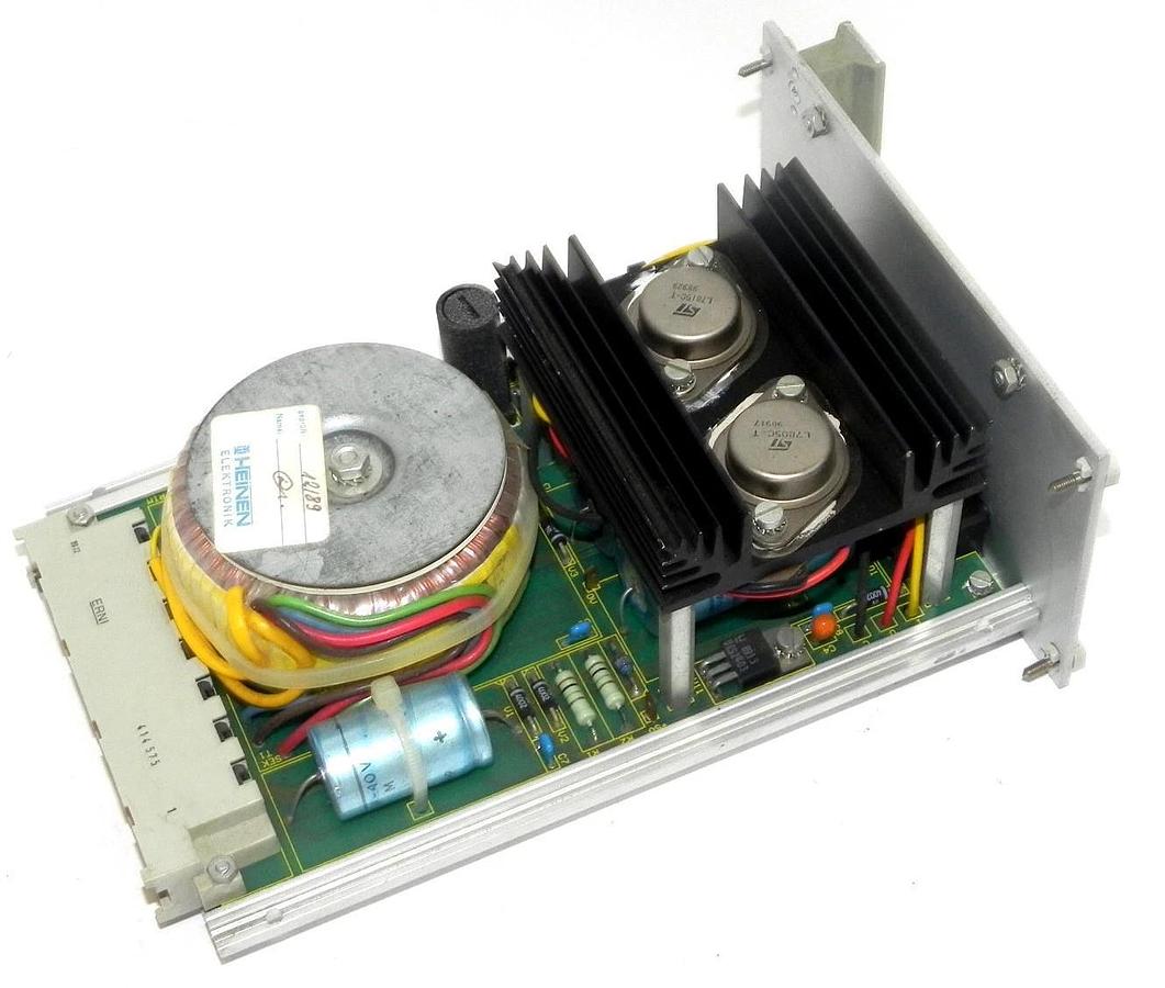 NEW HEINEN ELEKTRONIK TYP: 062031 POWER SUPPLY MODULE 220V 50HZ, 48VA