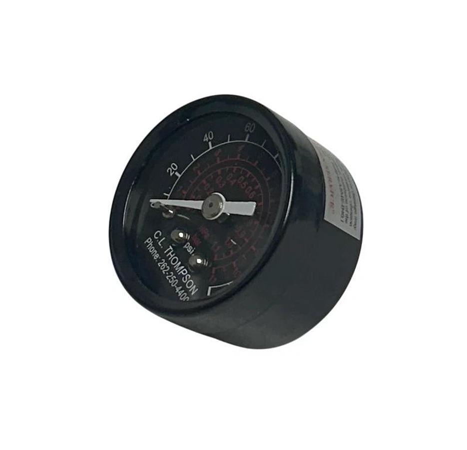 2 CL THOMPSON CLT994-3 / CLT9943 PRESSURE GAUGES 1.5'' 0-160PSI 18-013-212 NSMP